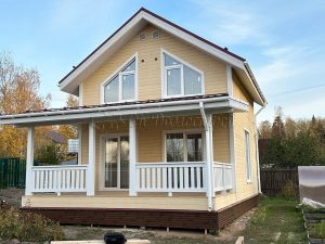 Каркасный дом 7,5х9 СНТ Захожье