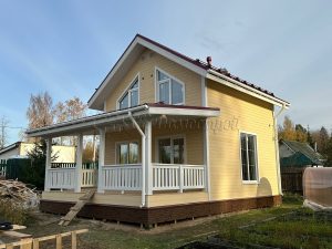 Каркасный дом 7,5х9 СНТ Захожье