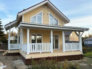 Каркасный дом 7,5х9 СНТ Захожье