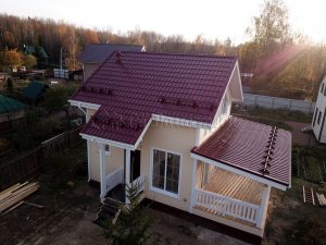 Каркасный дом 7,5х9 СНТ Захожье