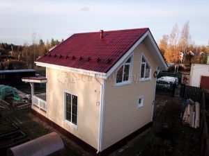 Каркасный дом 7,5х9 СНТ Захожье