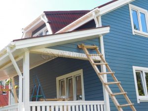 Каркасный дом 9х12 поселок Белоостров