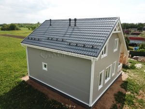 Каркасный дом 9х9,5 деревня Роговицы