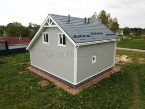 Каркасный дом 9х9,5 деревня Роговицы