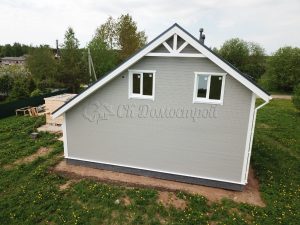 Каркасный дом 9х9,5 деревня Роговицы