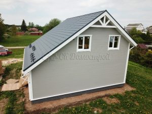 Каркасный дом 9х9,5 деревня Роговицы