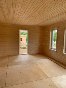 Каркасный дом 9х9,5 деревня Роговицы