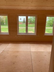 Каркасный дом 9х9,5 деревня Роговицы