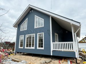 Каркасный дом 9х9,5 СНТ Красное Знамя-Новинка