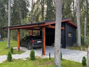 Гараж 4х4,5 с навесом поселок Гармония