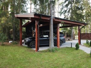 Гараж 4х4,5 с навесом поселок Гармония