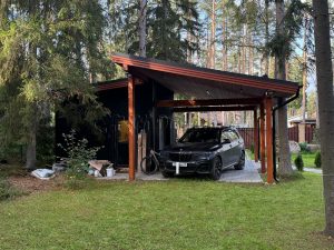 Гараж 4х4,5 с навесом поселок Гармония