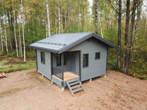 Каркасная баня 6х6 деревня Светлое