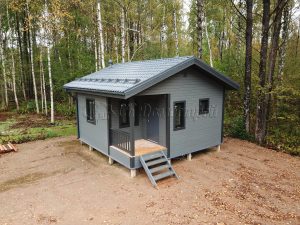 Каркасная баня 6х6 деревня Светлое