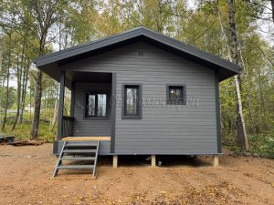 Каркасная баня 6х6 деревня Светлое