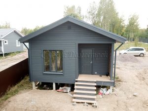 Каркасная баня 6х6 поселок Прибылово