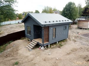 Каркасная баня 6х6 поселок Прибылово