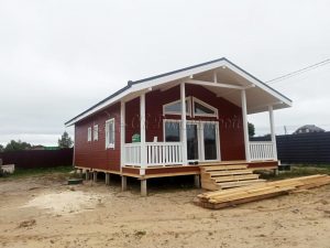 Каркасный дом 7,5х12 поселок Трошково-Светлое