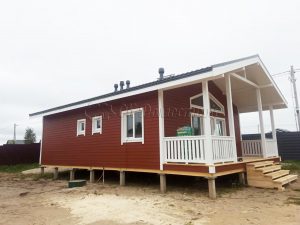 Каркасный дом 7,5х12 поселок Трошково-Светлое