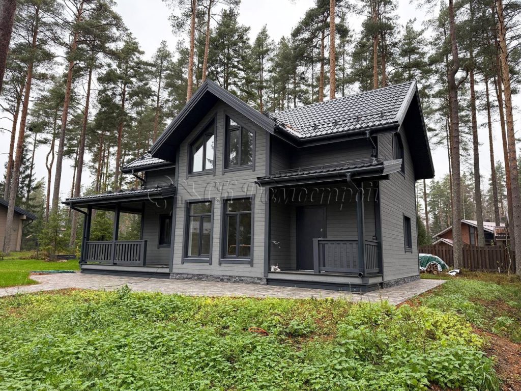 Каркасный дом 7,5х12 СНТ Гармония