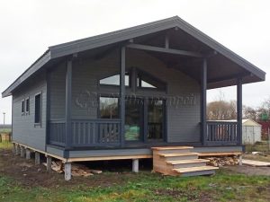 Каркасный дом 7,5х12 деревня Чемодурово