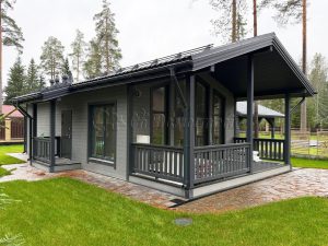 Каркасная баня 6х12,5 ДНП Гармония