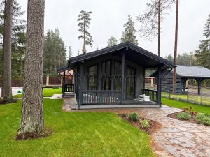 Каркасная баня 6х12,5 ДНП Гармония