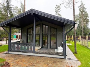 Каркасная баня 6х12,5 ДНП Гармония