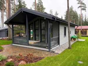 Каркасная баня 6х12,5 ДНП Гармония