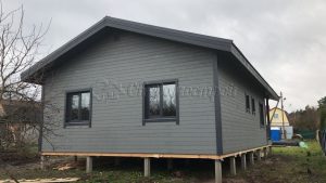 Каркасный дом 7,5х12 деревня Чемодурово