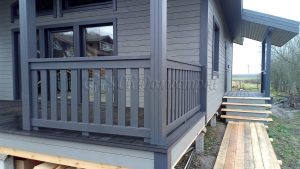 Каркасный дом 7,5х12 деревня Чемодурово