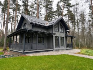 Каркасный дом 7,5х12 поселок Гармония