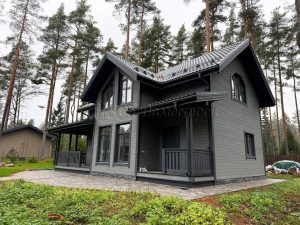 Каркасный дом 7,5х12 поселок Гармония