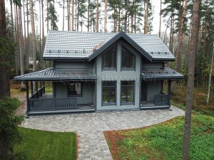 Каркасный дом 7,5х12 поселок Гармония