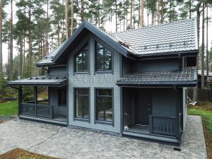 Каркасный дом 7,5х12 поселок Гармония