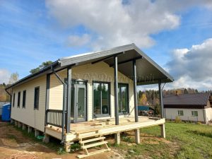 Каркасный дом 7,5х15 деревня Селявино