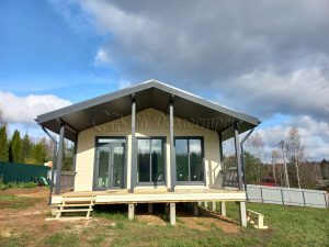 Каркасный дом 7,5х15 деревня Селявино