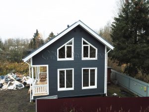 Каркасный дом 6х7,5 массив Восход