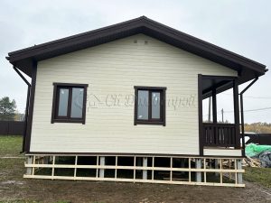 Каркасный дом 7,5х9 Серебряные Пруды