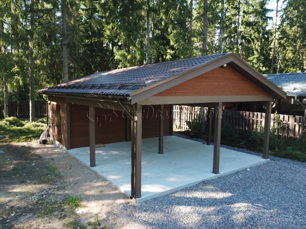 Навес 7х10 поселок Гармония