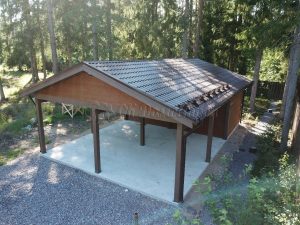 Навес 7х10 поселок Гармония