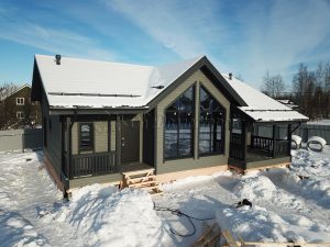 Каркасный дом 8,7х13 массив Ойнелово