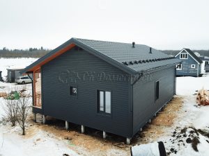 Каркасный дом 9х13 деревня Дятлицы