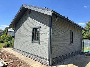 Каркасный дом 6,5х7,5 СНТ Озерное