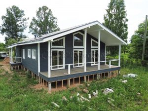 Каркасный дом 11,5х16,5 деревня Заозерье